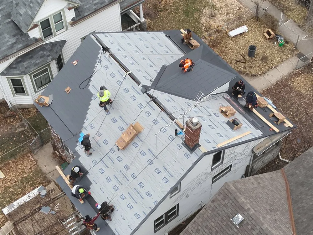 Slide of Metal Roofers