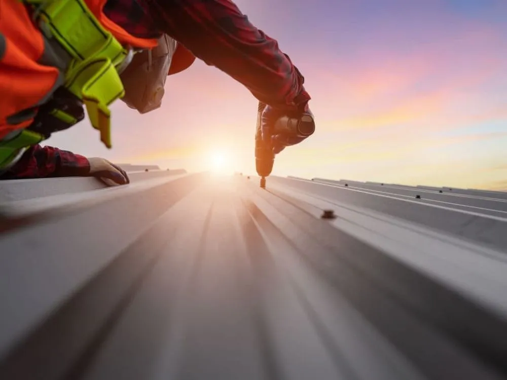 Slide of Metal Roofing