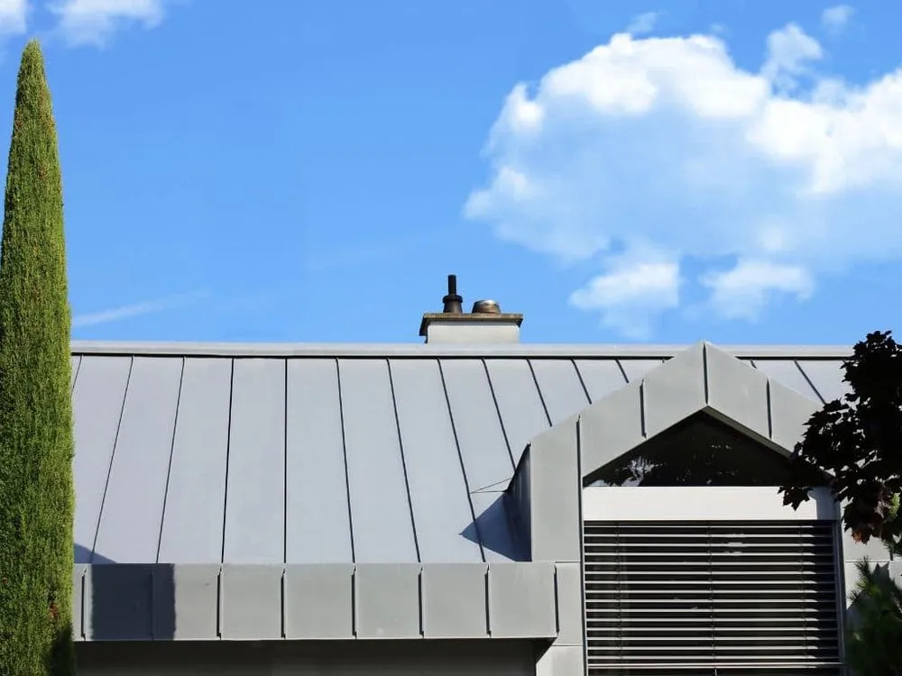 Slide of Metal Roofing