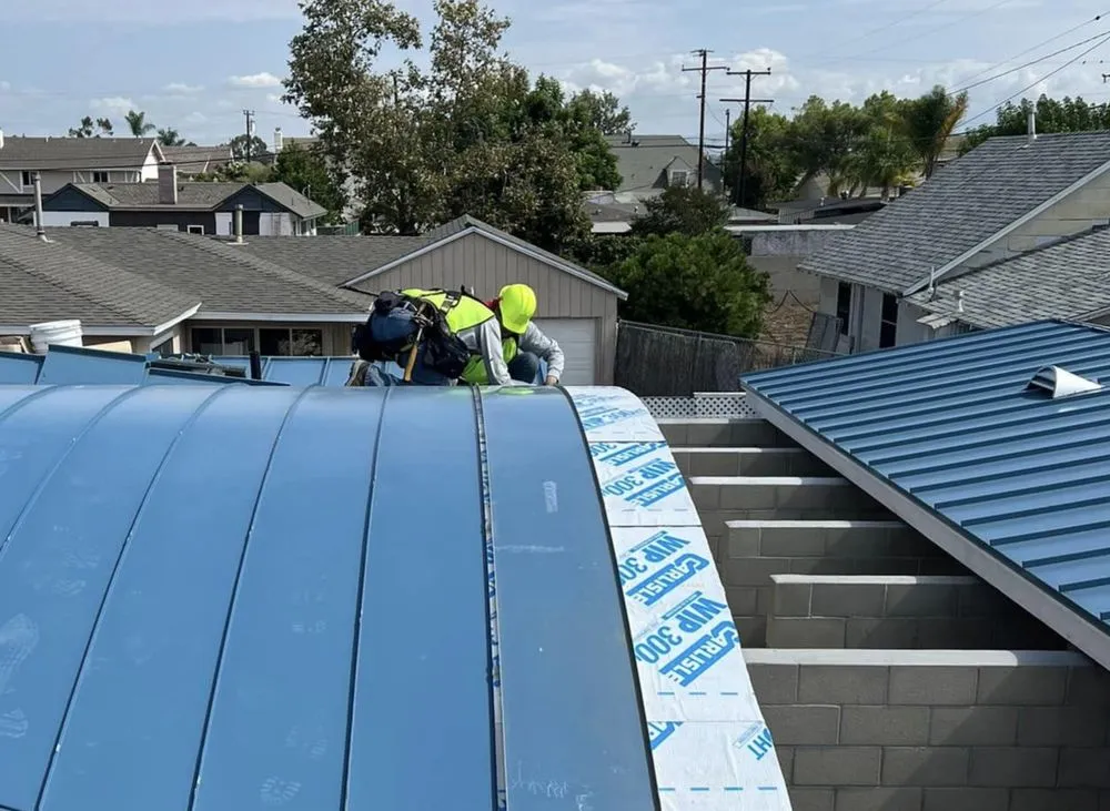 Professional roof inspection in Orange County, CA - Metal Roofing