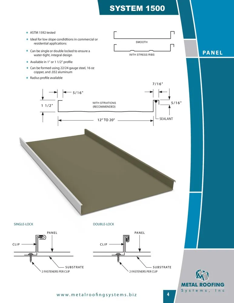 Slide of Metal Roofing Systems - Stanley