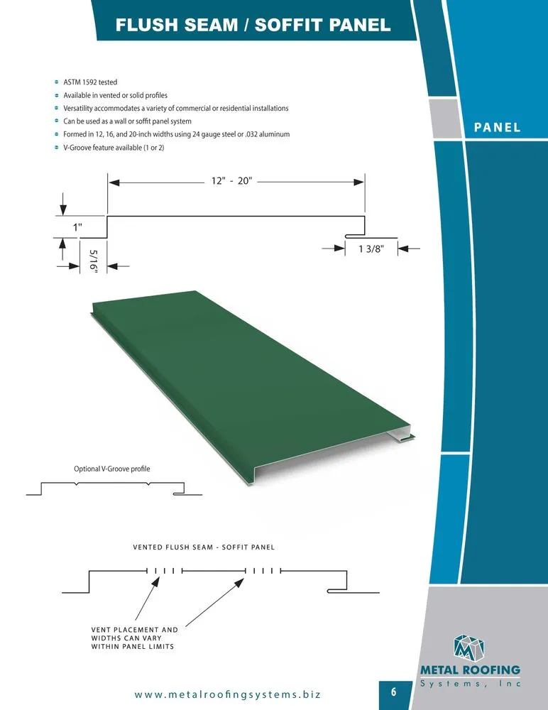Slide of Metal Roofing Systems