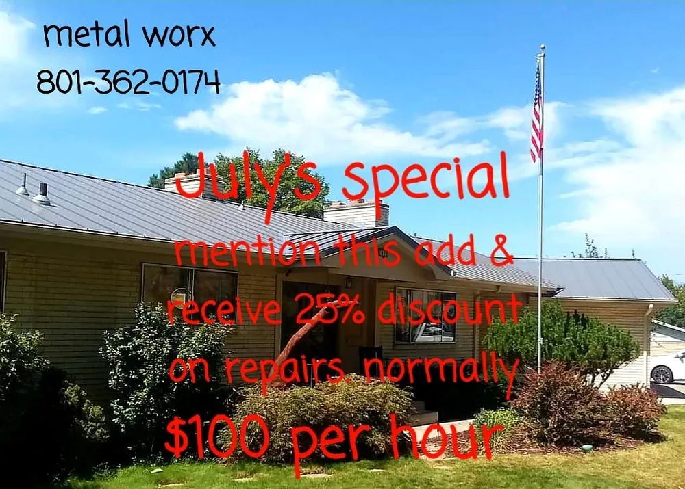 Reliable storm damage roof repair after storm damage in Central valley, UT by Metal Worx Roofing