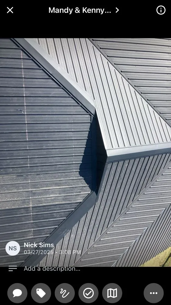 Expert metal roofing installation in Koshkonong, MO by Metaltek Construction