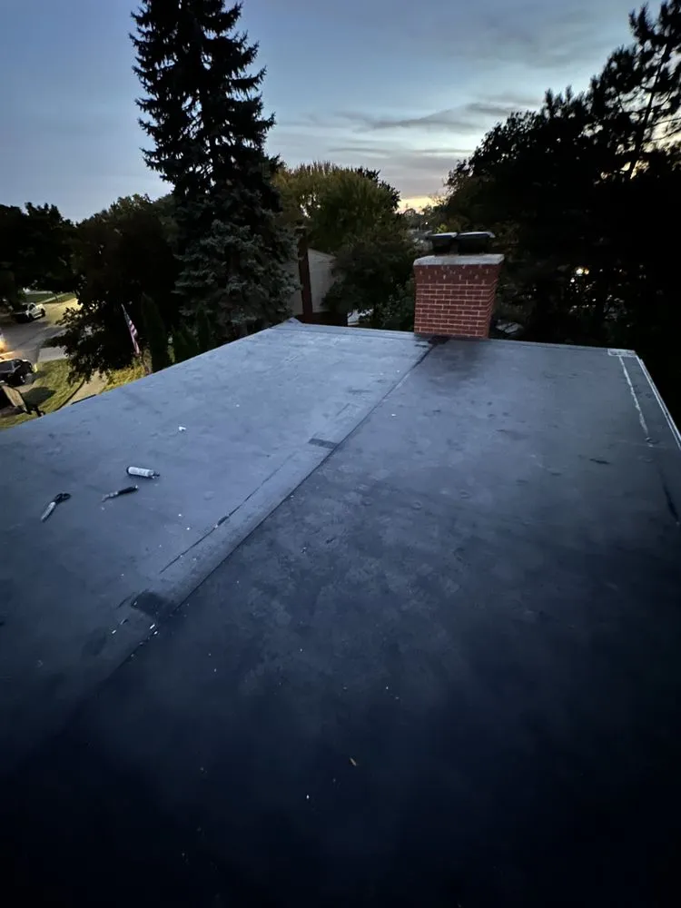 Slide of Metro Detroit Flat Roof