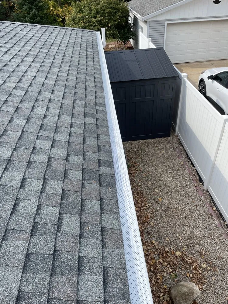 Local shingle roofing service in Greenleaf, WI by Meulemans Seamless Gutters