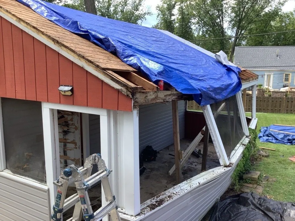Slide of Mexican Roofing