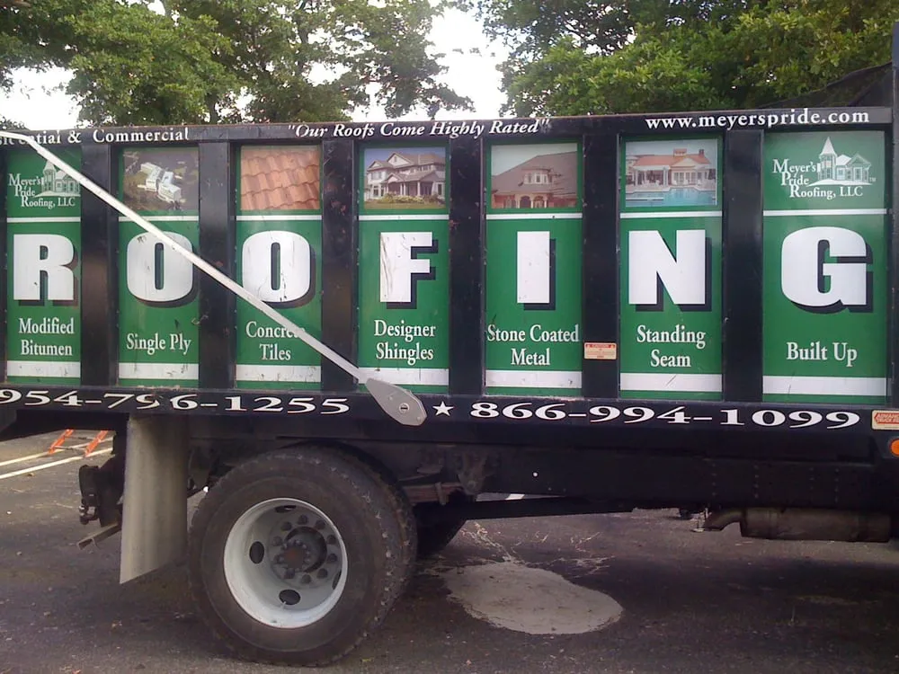 Slide of Meyer's Pride Roofing