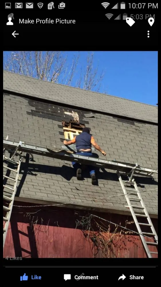 Slide of M.F.I Roofing Construction