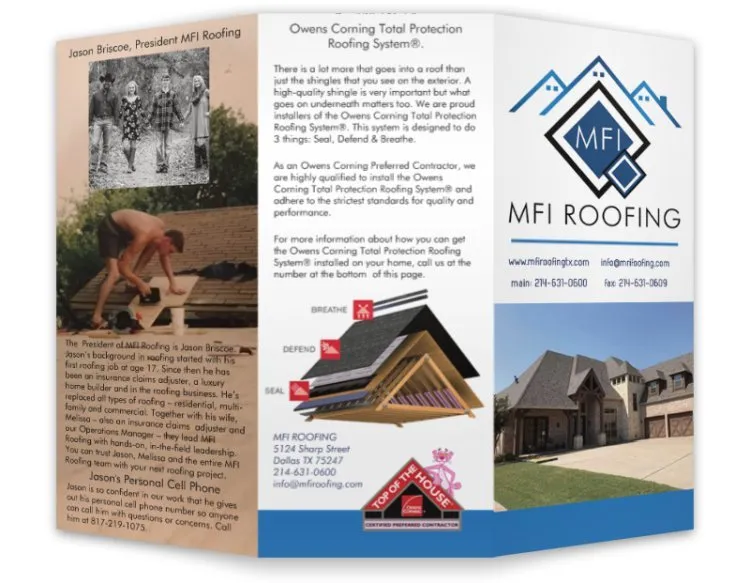 Slide of MFI Roofing