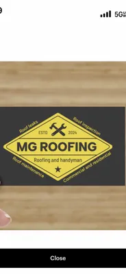 MG Roofing Logo