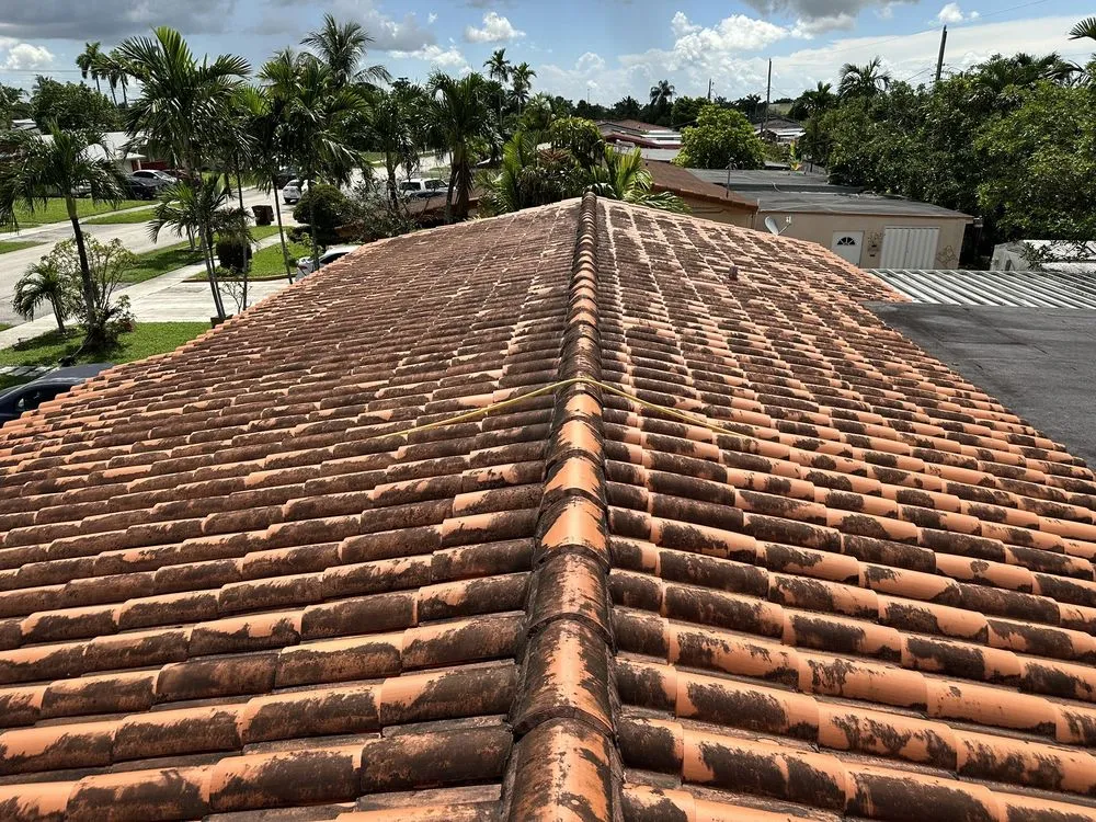 Slide of Miami Roof Cleaning Services