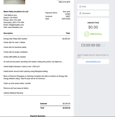 Miami Valley Insulation Logo