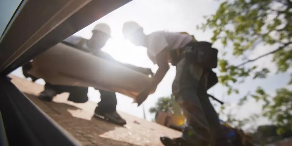 Slide of Michael Roofing