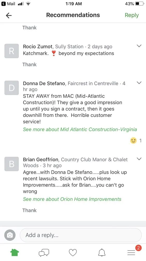 Slide of Mid Atlantic Construction Of Virginia