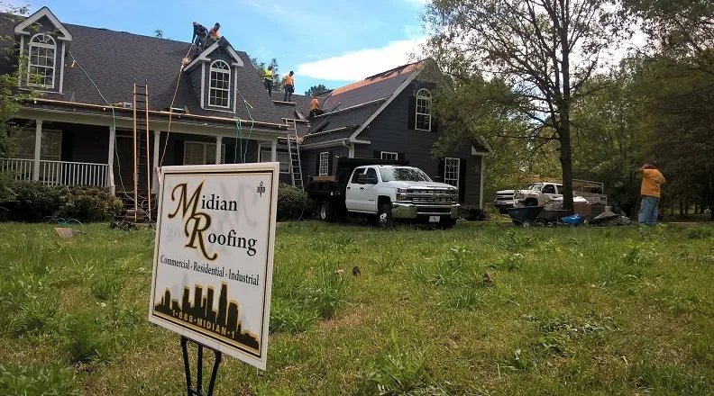 Slide of Midian Roofing