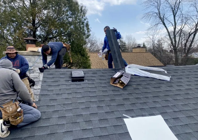 Slide of Midwest roofers
