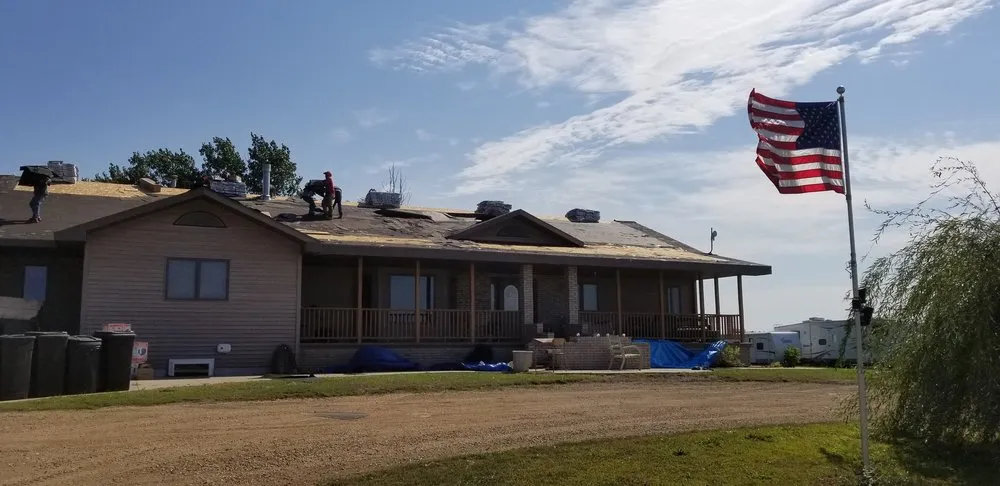 Emergency flat roof repair same-day service in Good Thunder, MN by Midwestern Construction