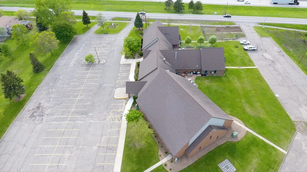 Local storm damage roof repair in Good Thunder, MN by Midwestern Construction