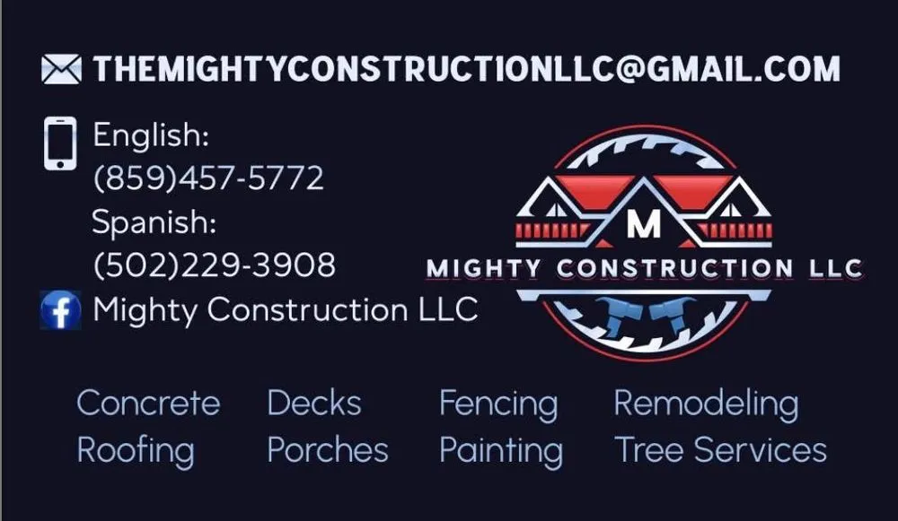 Slide of Mighty Construction