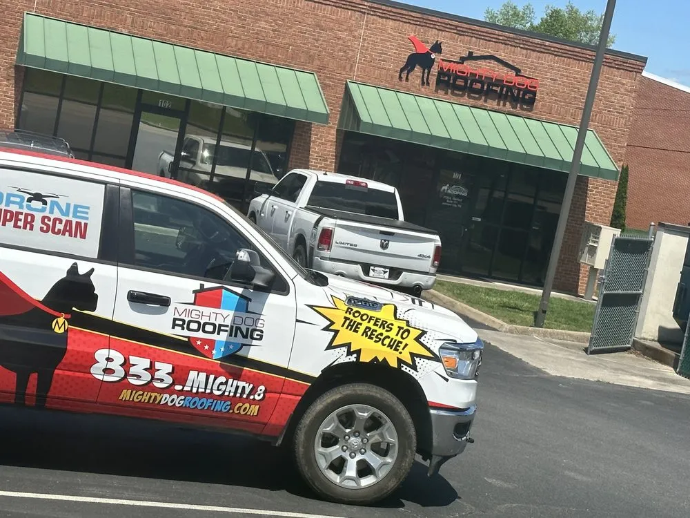 Slide of Mighty Dog Roofing