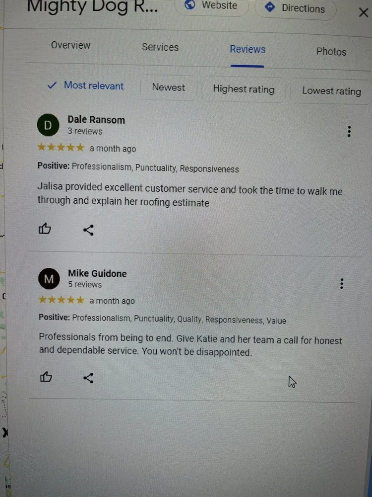 Slide of Mighty Dog Roofing North Orlando