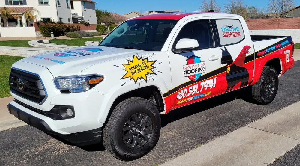 Slide of Mighty Dog Roofing