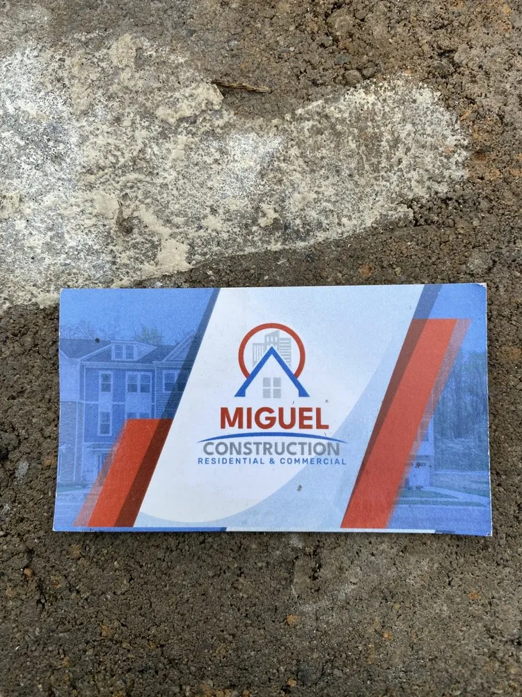 Slide of Miguel Construction