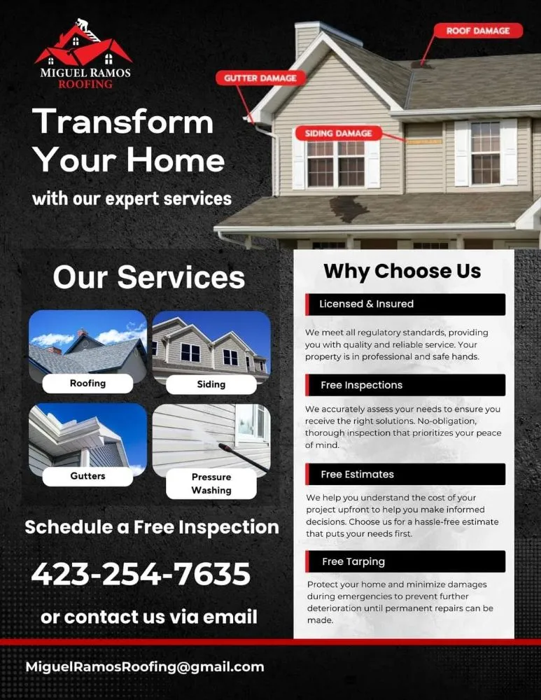 Slide of Miguel Ramos Roofing