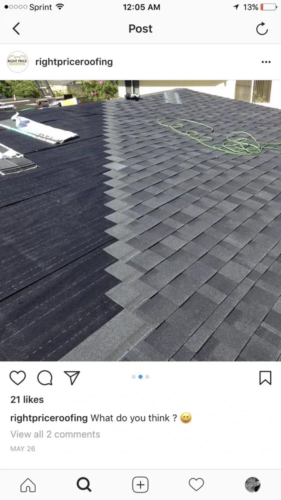 Slide of Mike Adams Roofing