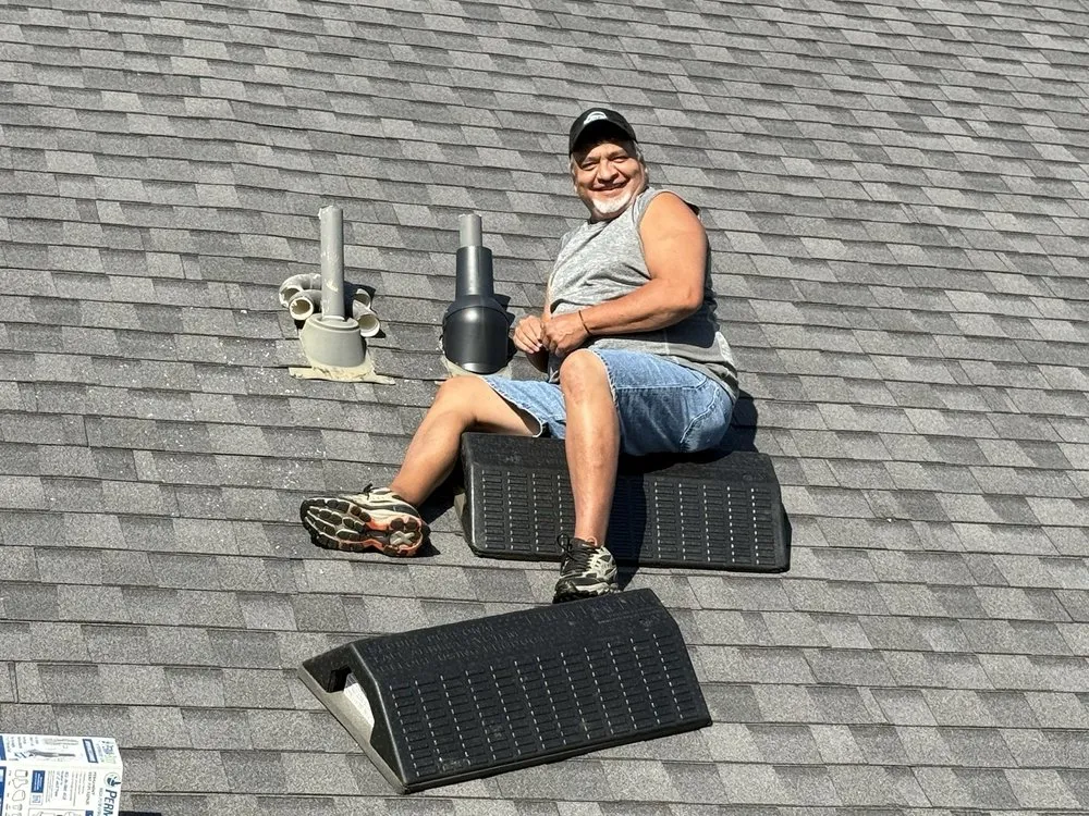 Slide of Mike and Mike Roofing