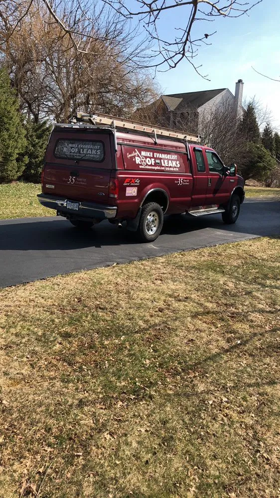 Slide of Mike Evangelist Roof Leaks