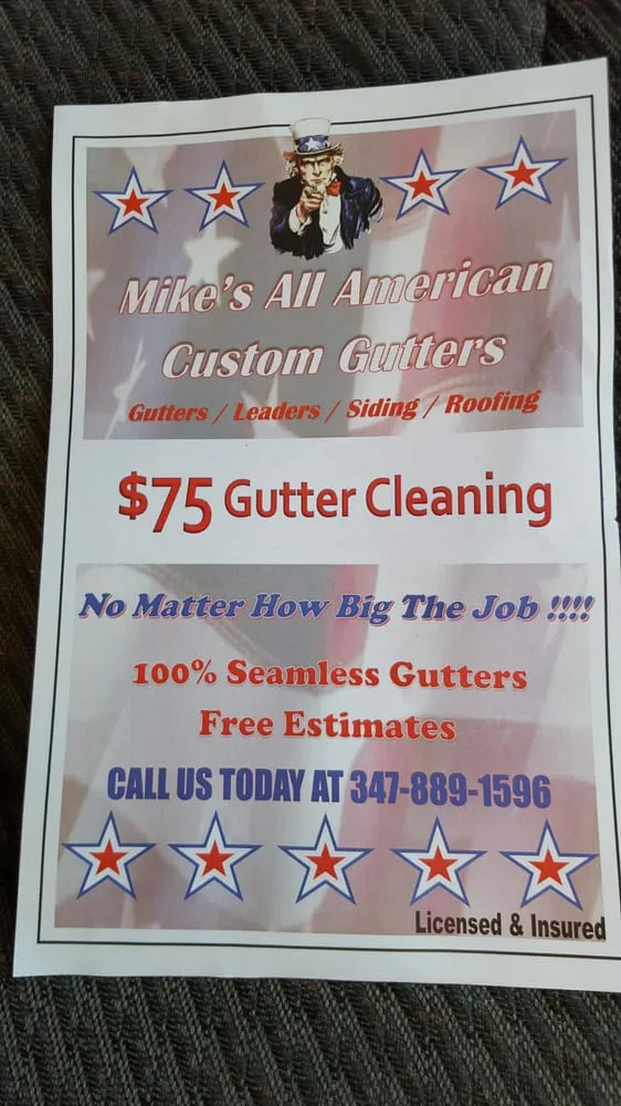 Slide of Mike's All American Custom Gutters