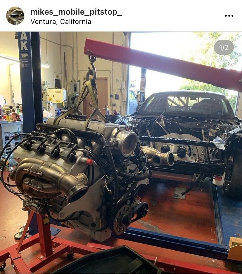 Slide of Mikes Mobile Pit stop