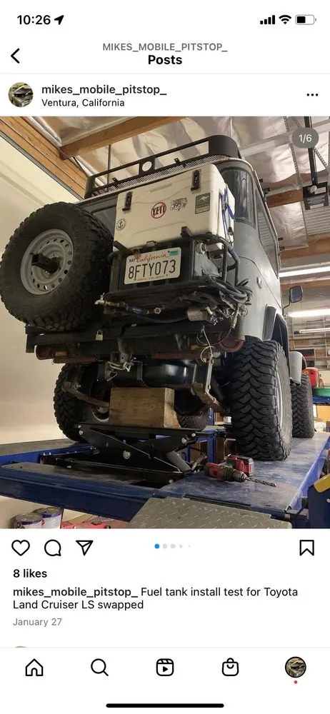 Slide of Mikes Mobile Pit stop