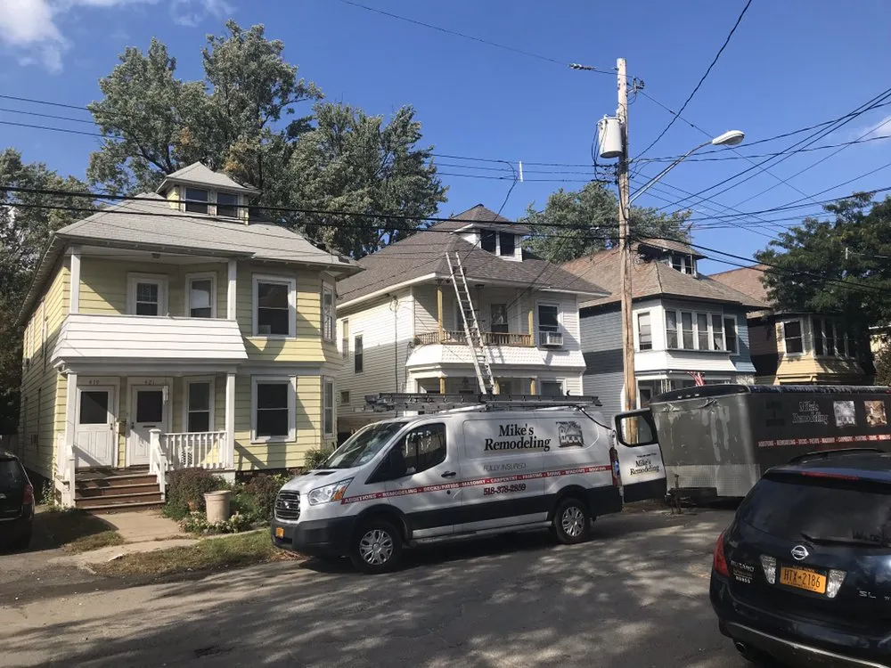 Emergency roof installation for residential properties across Rexford, NY - Mikes Remodeling