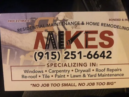 Mikes Residential Maintenance And Home Remodeling