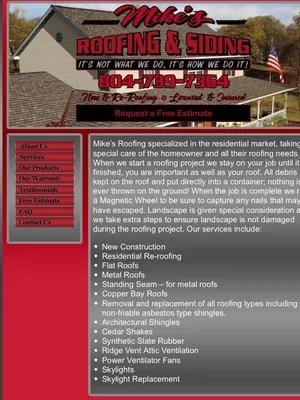 Mike's Roofing & Siding Logo