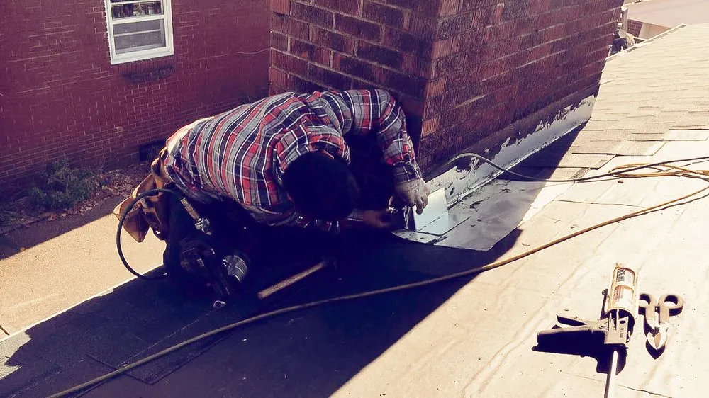 Slide of Mike's Roofing Company