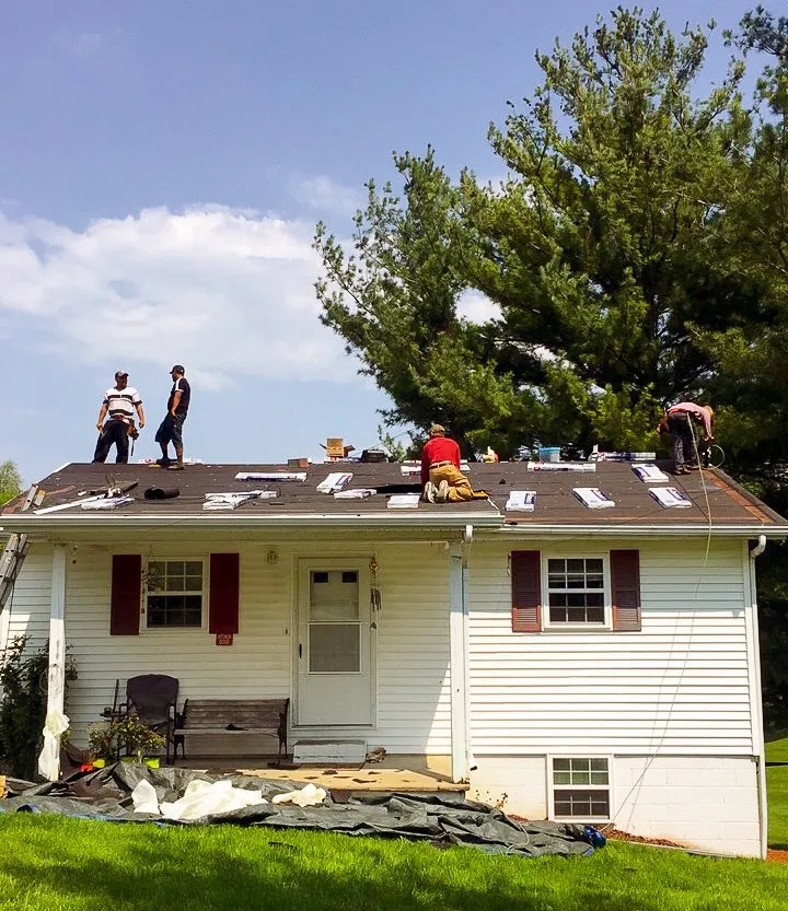 Slide of Mike's Roofing Company