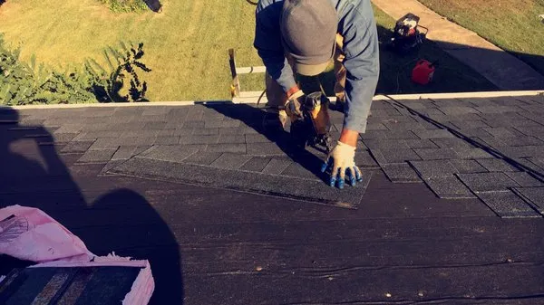 Mike's Roofing Company Logo