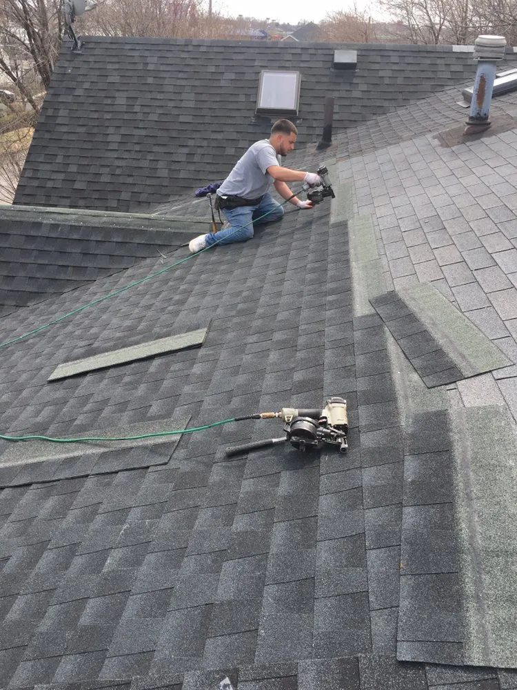 Expert storm damage roof repair after storm damage in Maple Shade Township, NJ by Milano Construction