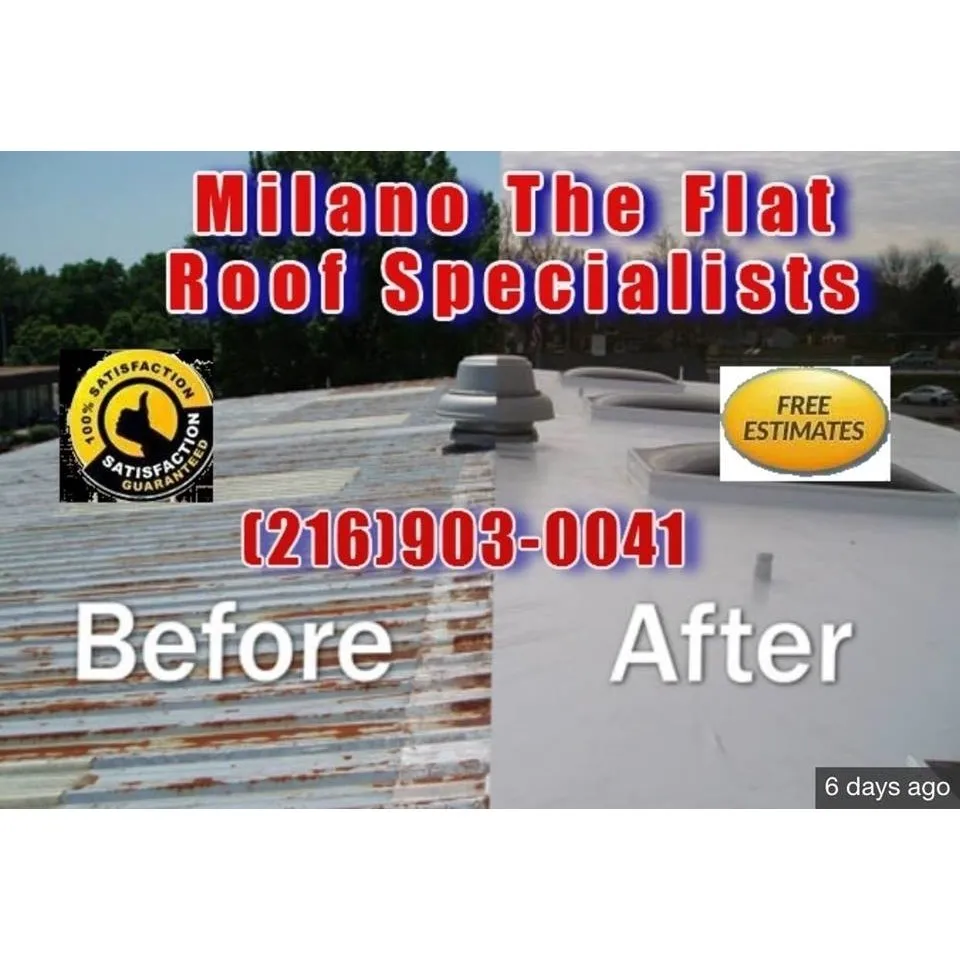 Slide of Milano's Roofing & Paving