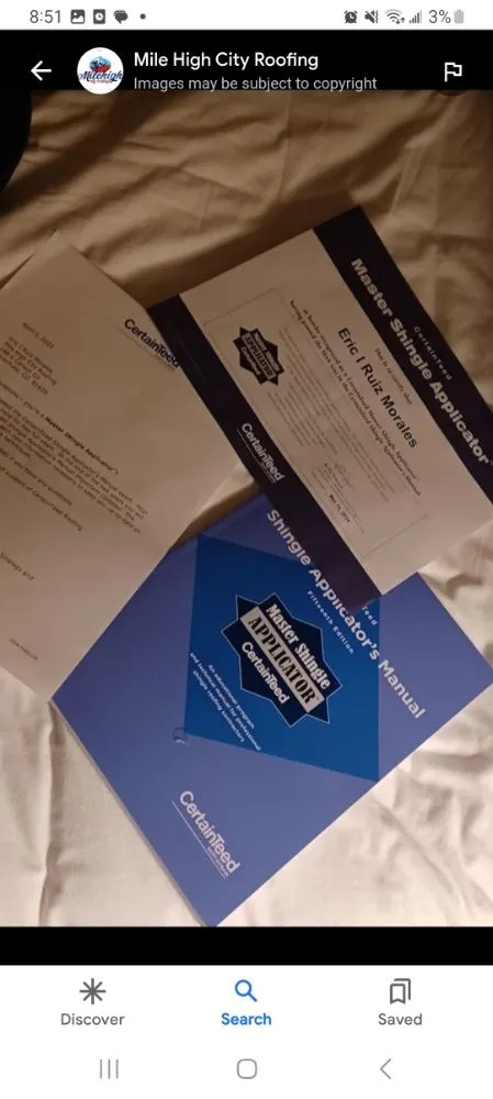 Slide of Mile High City Roofing