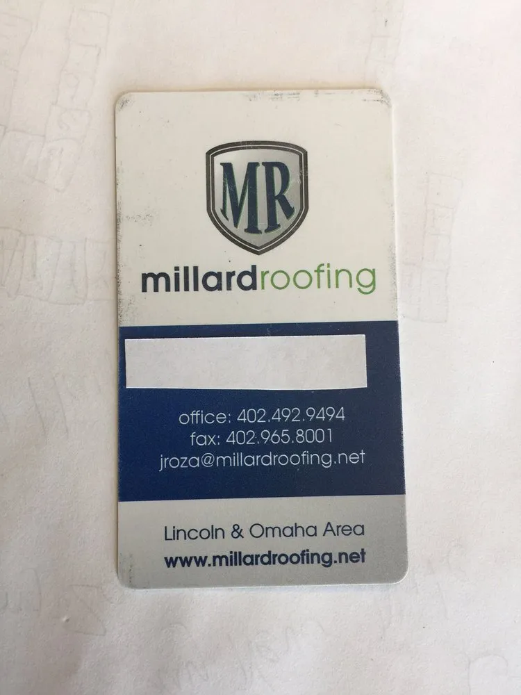 Slide of Millard Roofing