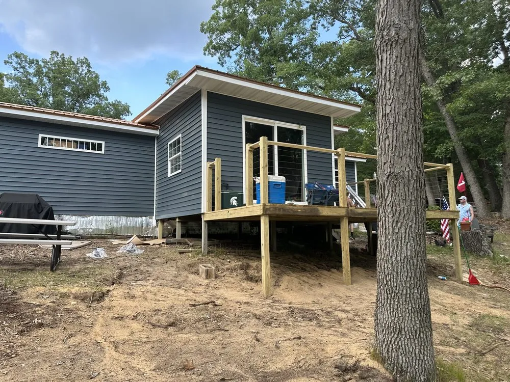 Professional residential roofing service in Barryton, MI by Miller Brothers Construction