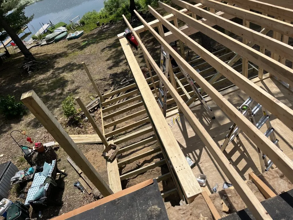Local roof installation after storm damage in Barryton, MI by Miller Brothers Construction