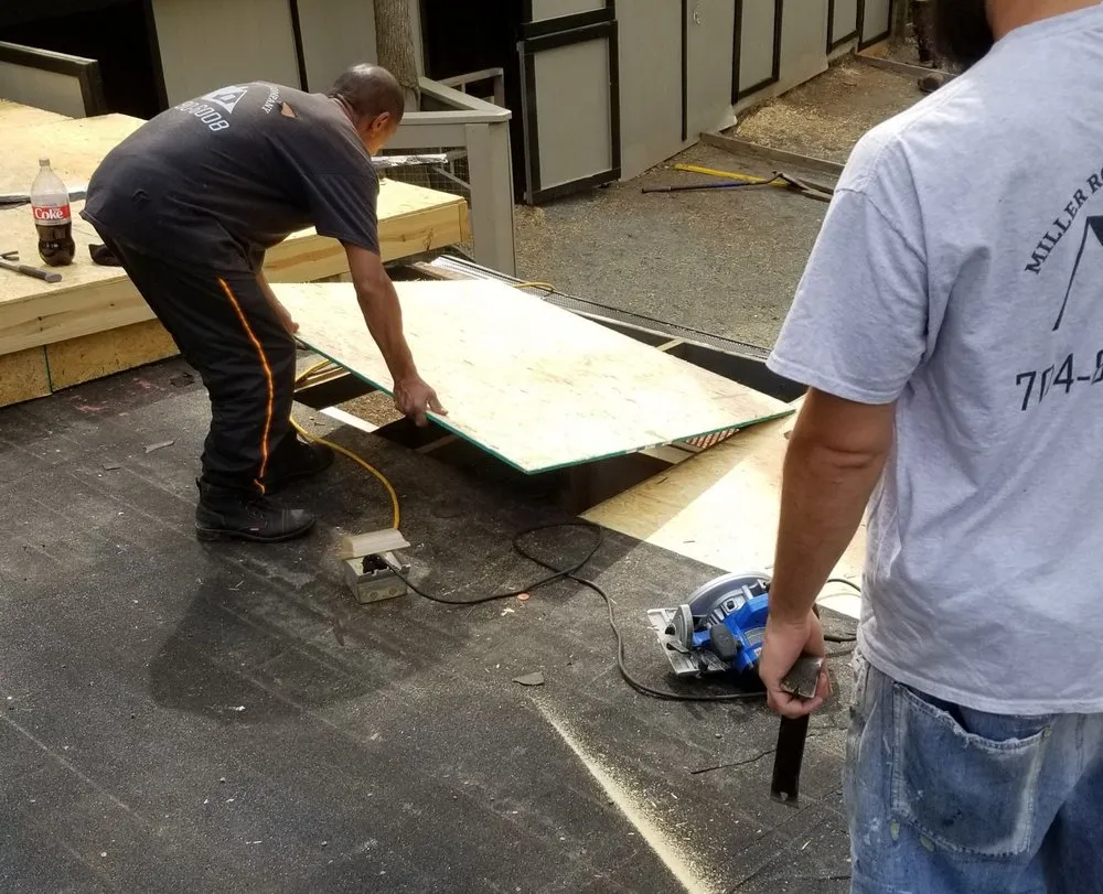 Slide of Miller Roofing