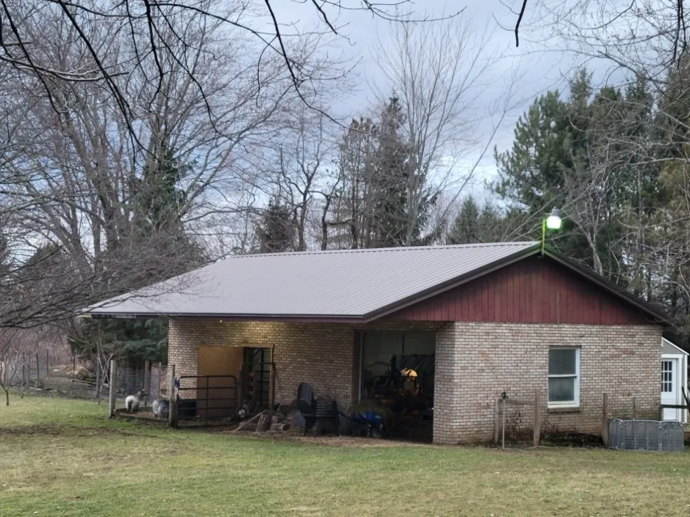 Licensed roof installation in Brookfield Township, OH by Miller's Metal Roofing