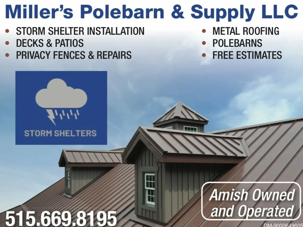 Trusted roof repair for fast service in Webster, IA by Miller's Pole Barn & Supply